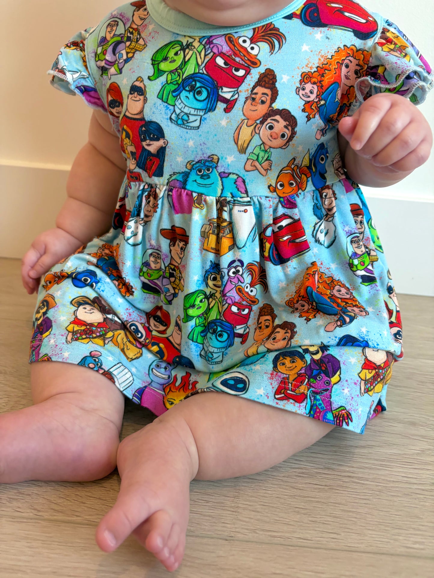 Animated Adventures Bodysuit Twirl Dress
