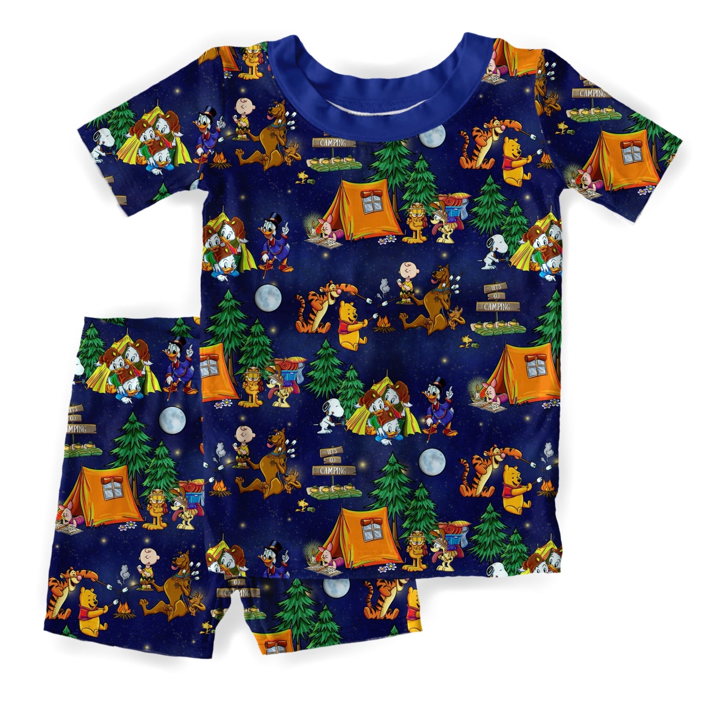 Camping Buddies Short Set