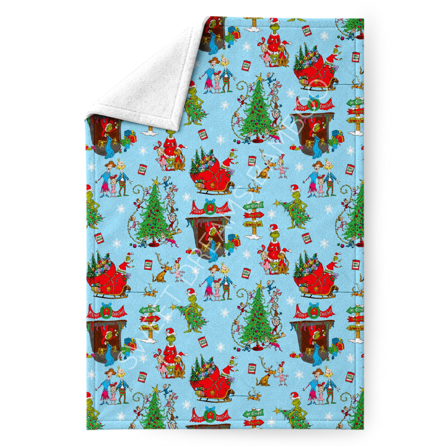 Holiday Humbug 50x60 Minky (OCT PREORDER)