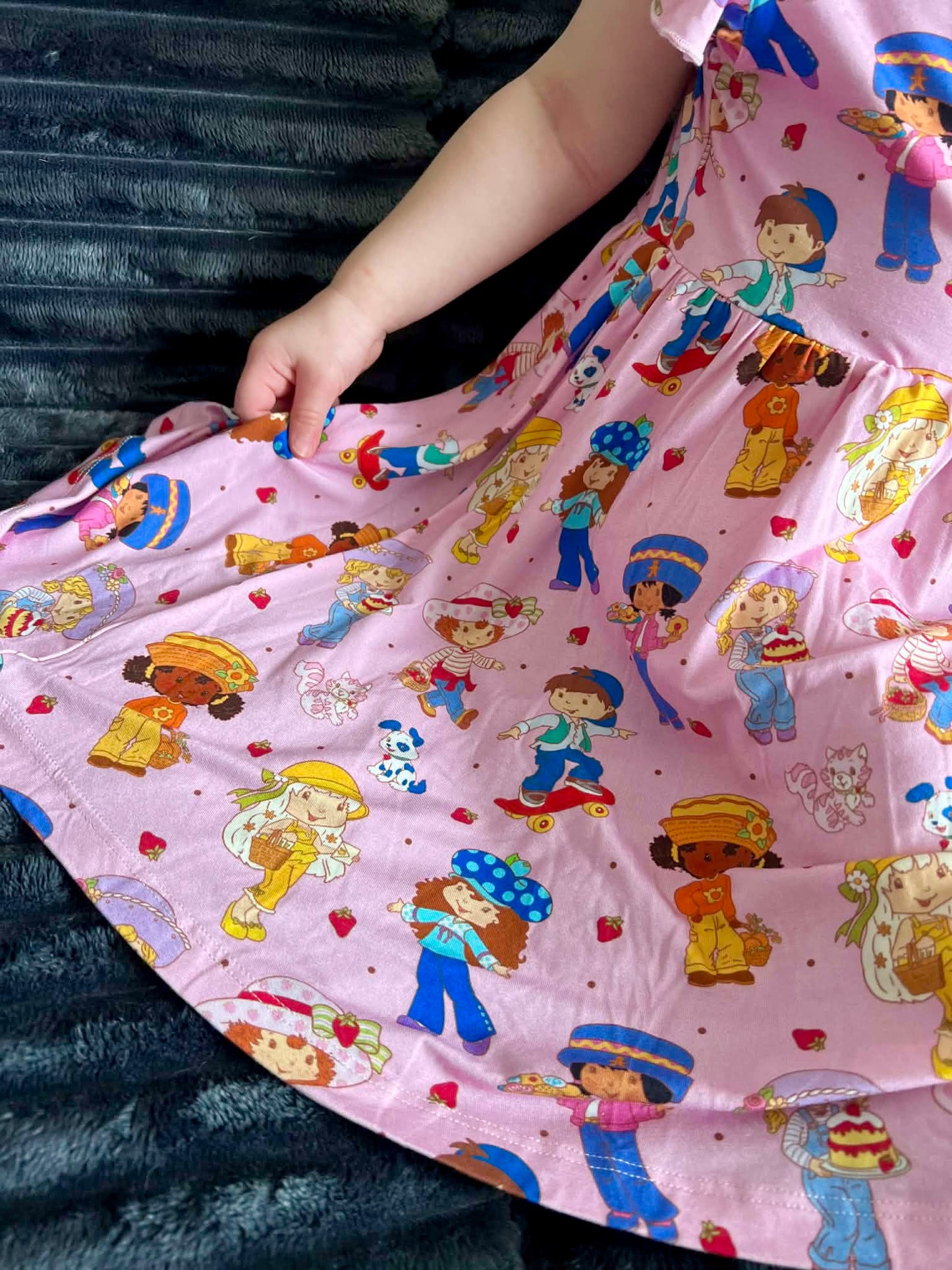 Berry Friends Twirl Dress