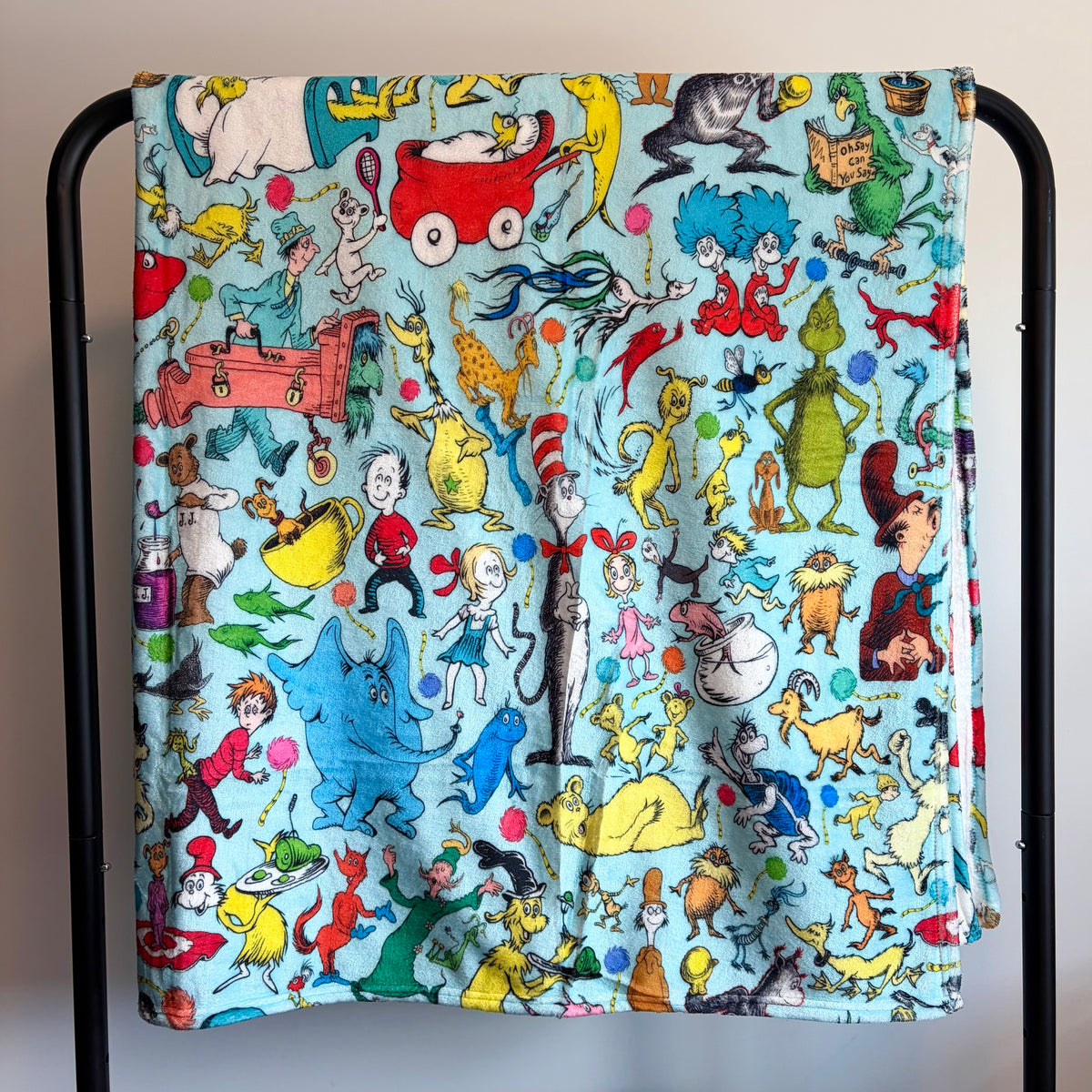 Storybook Party 50x60 Minky Blanket