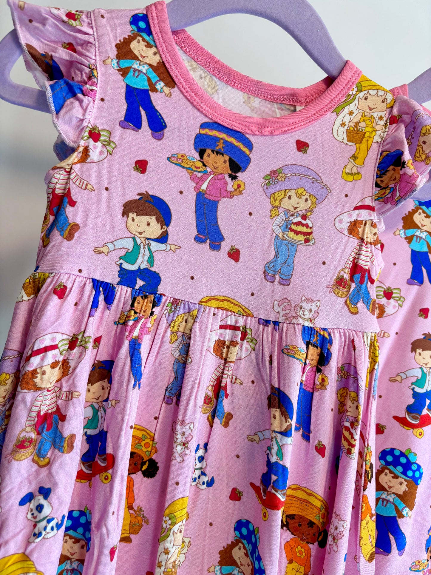 Berry Friends Twirl Dress