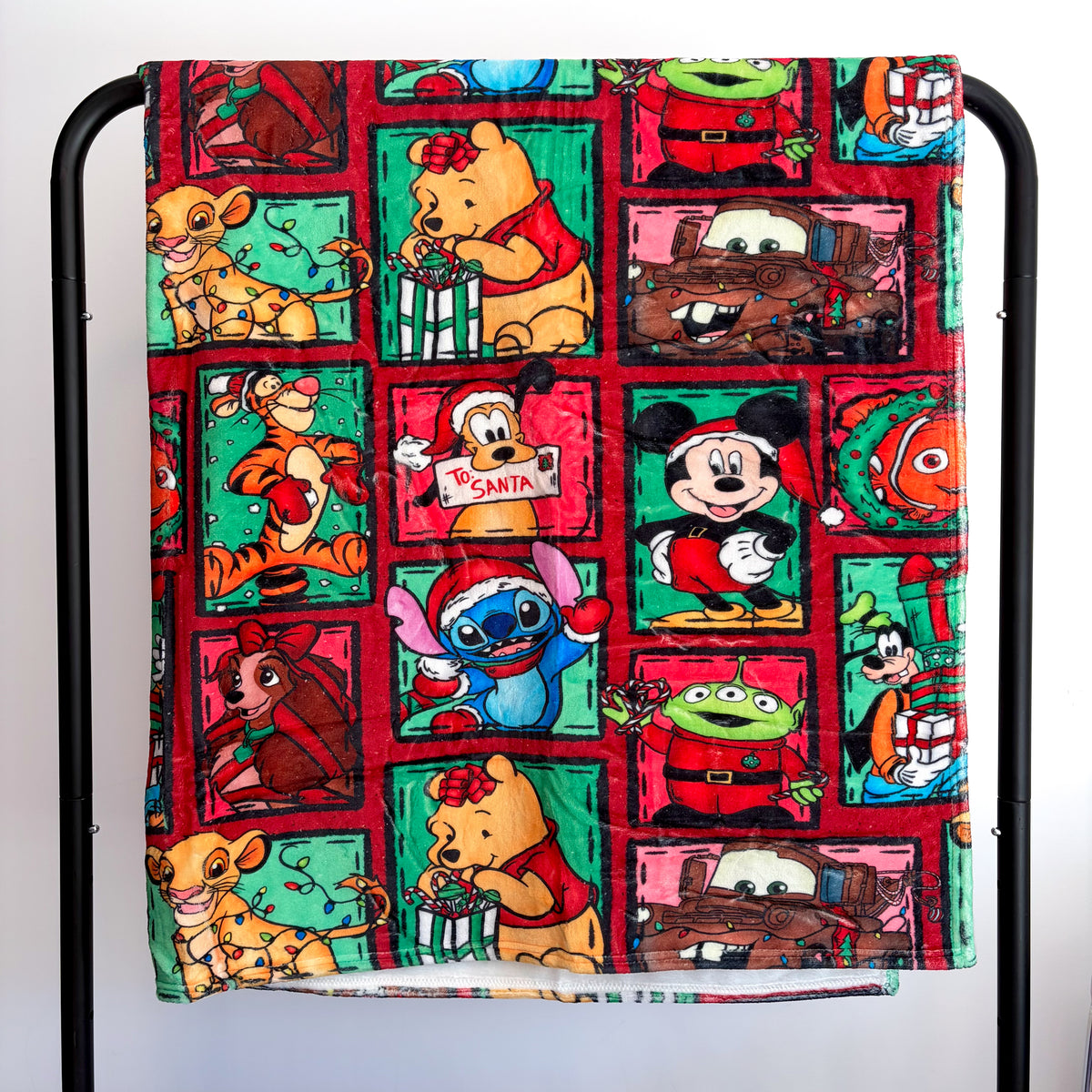 Very Merry Patchwork 50x60 Minky Blanket