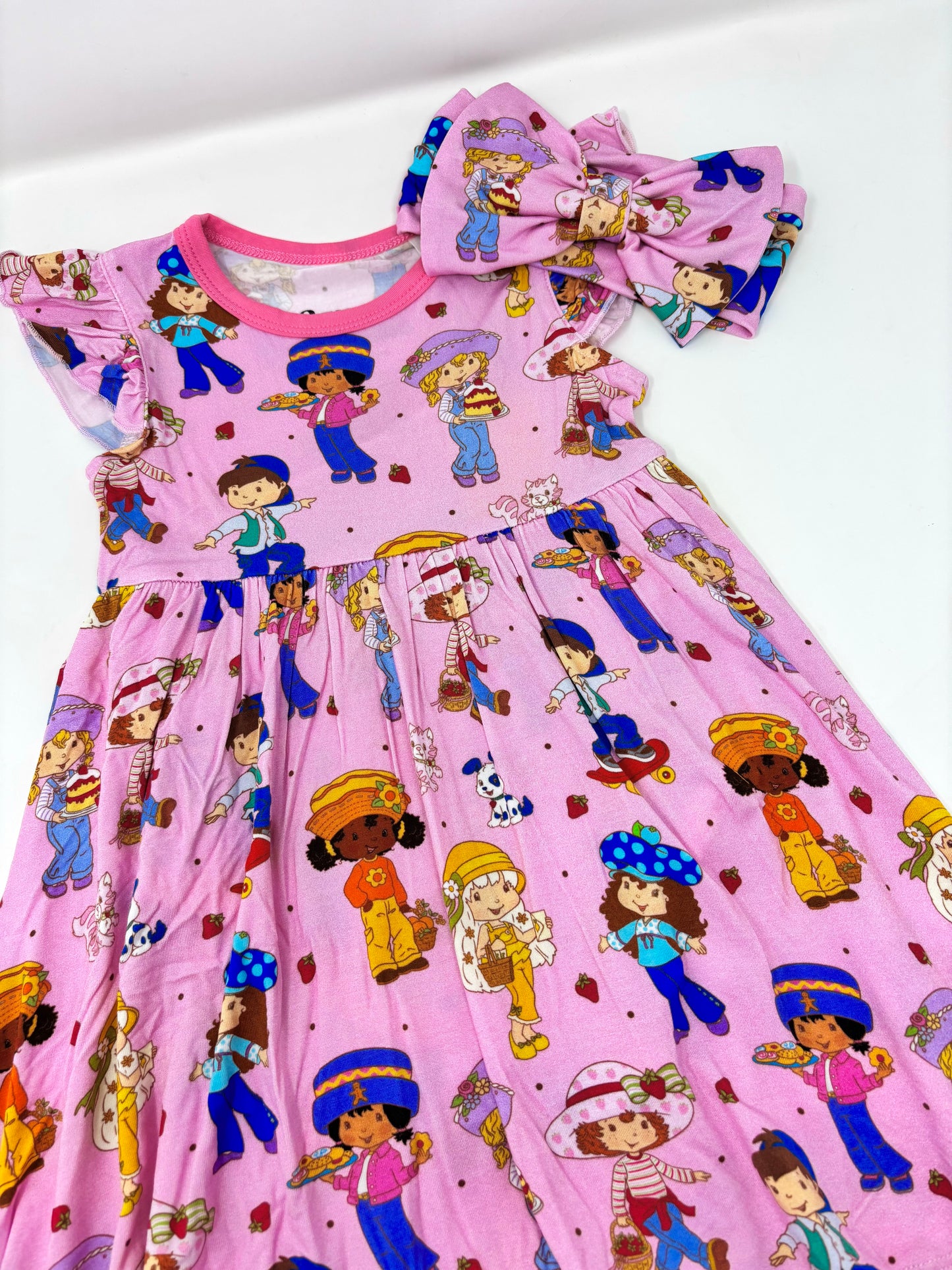 Berry Friends Headband Bow