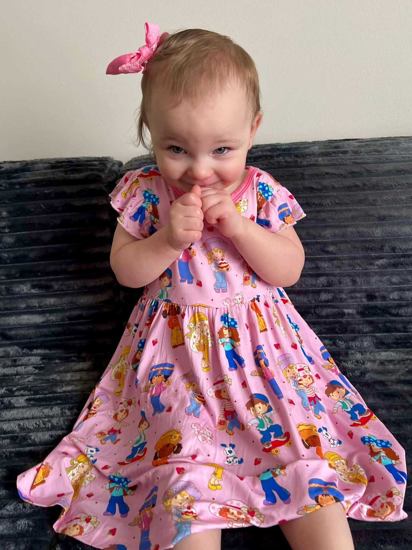 Berry Friends Twirl Dress