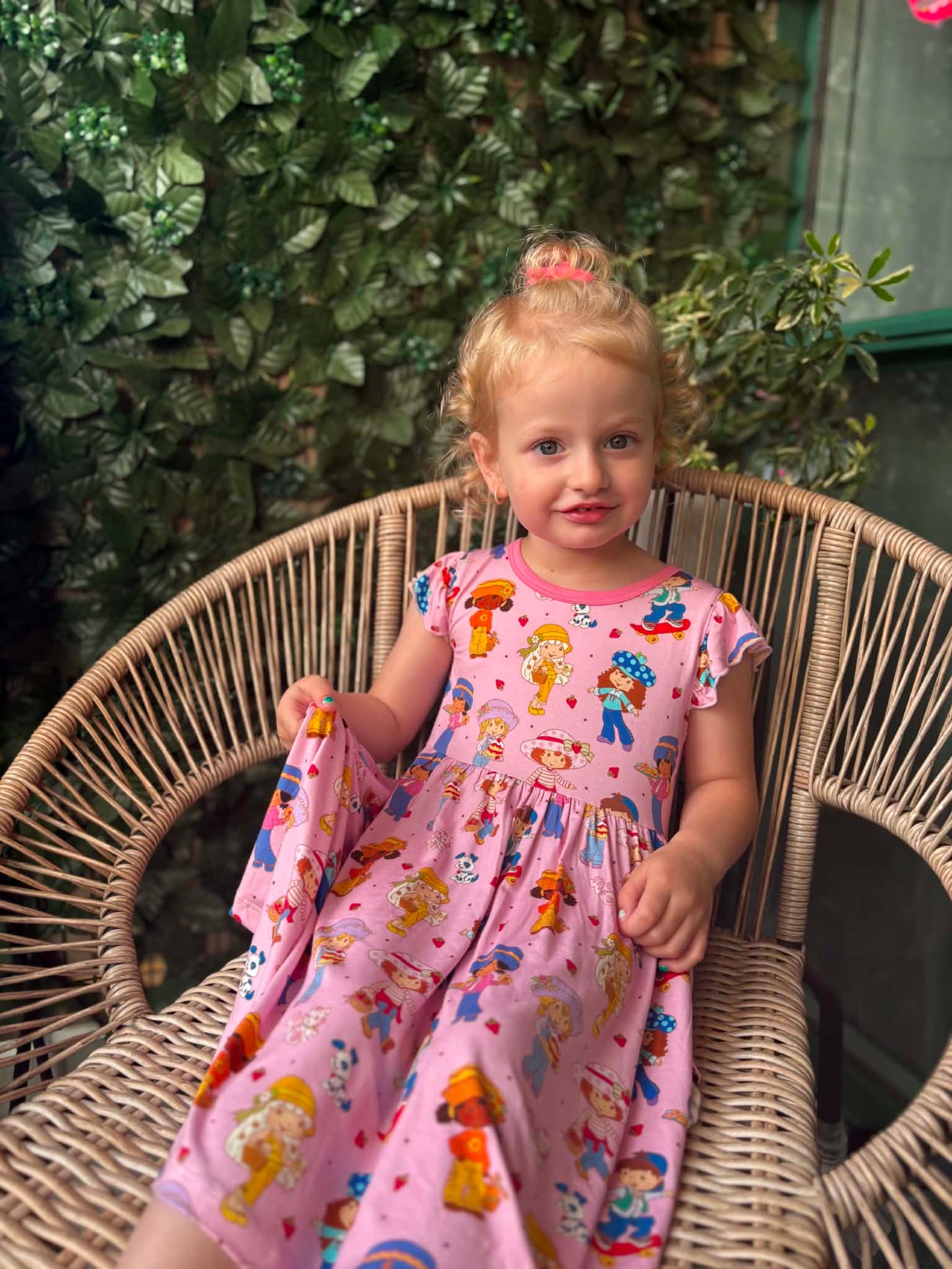 Berry Friends Twirl Dress