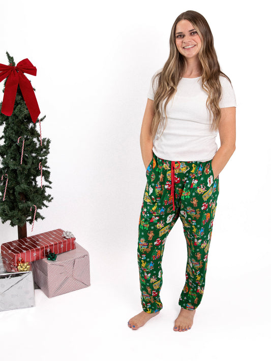 North Pole Nostalgia Adult Joggers