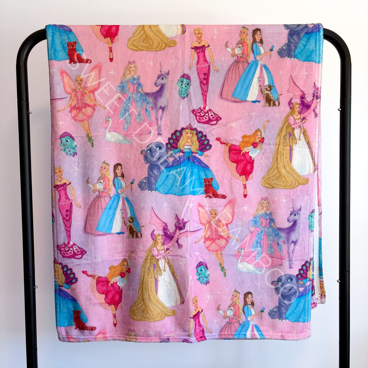 Enchanted Princess 50x60 Minky Blanket