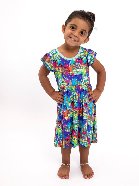 Groovy Gang Twirl Dress