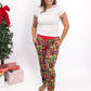 Very Merry Patchwork Adult Joggers