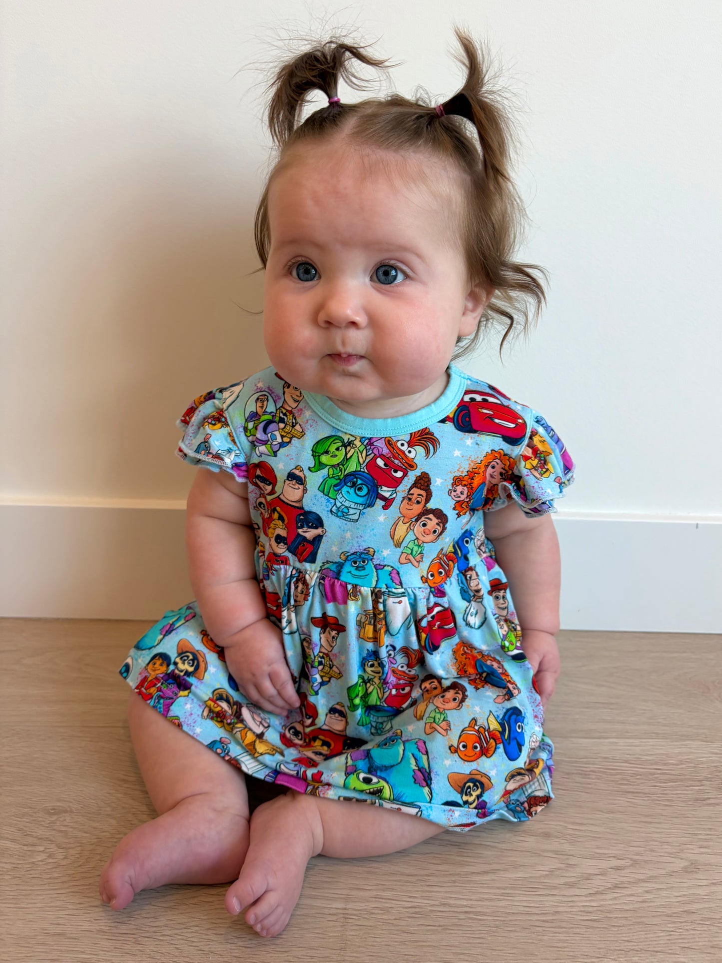 Animated Adventures Bodysuit Twirl Dress