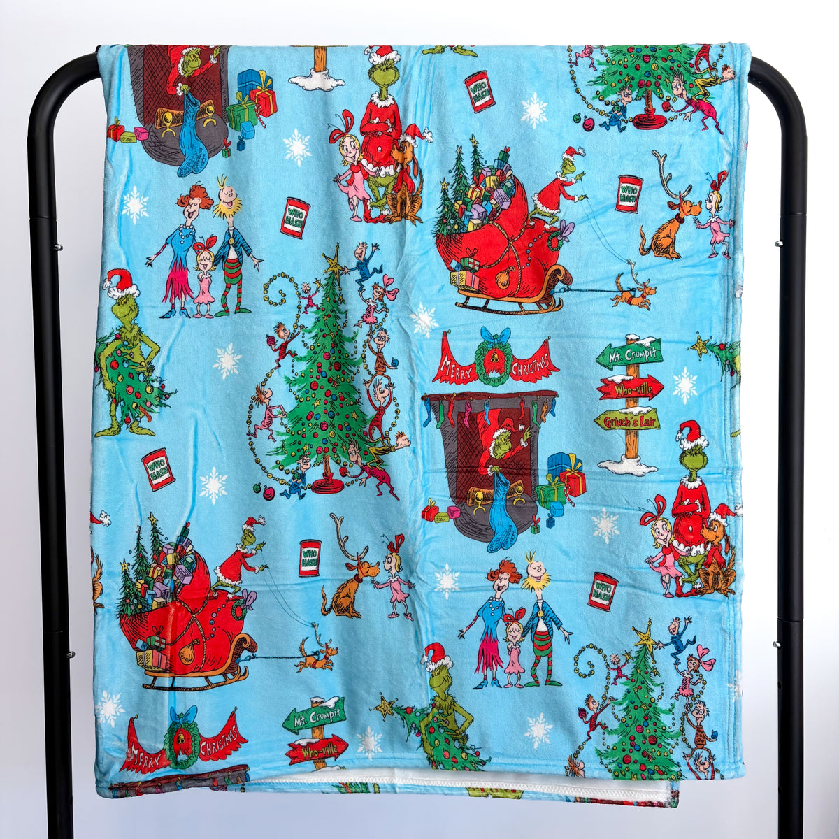 Holiday Humbug 50x60 Minky Blanket