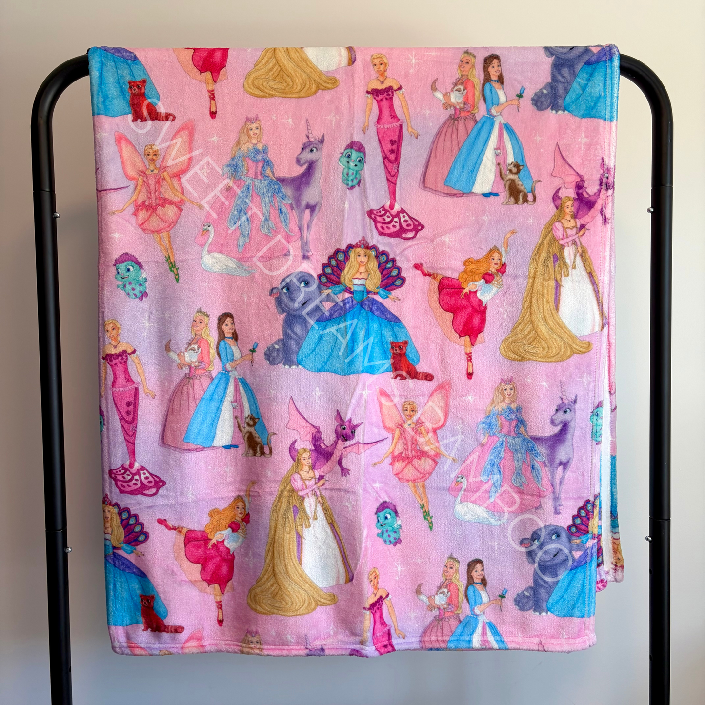 Enchanted Princess 50x60 Minky Blanket