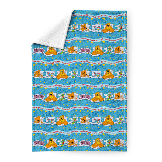 Goodnight Bear 50x60 Minky Blanket