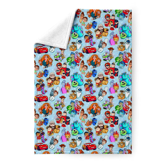 Animated Adventures 50x60 Minky Blanket