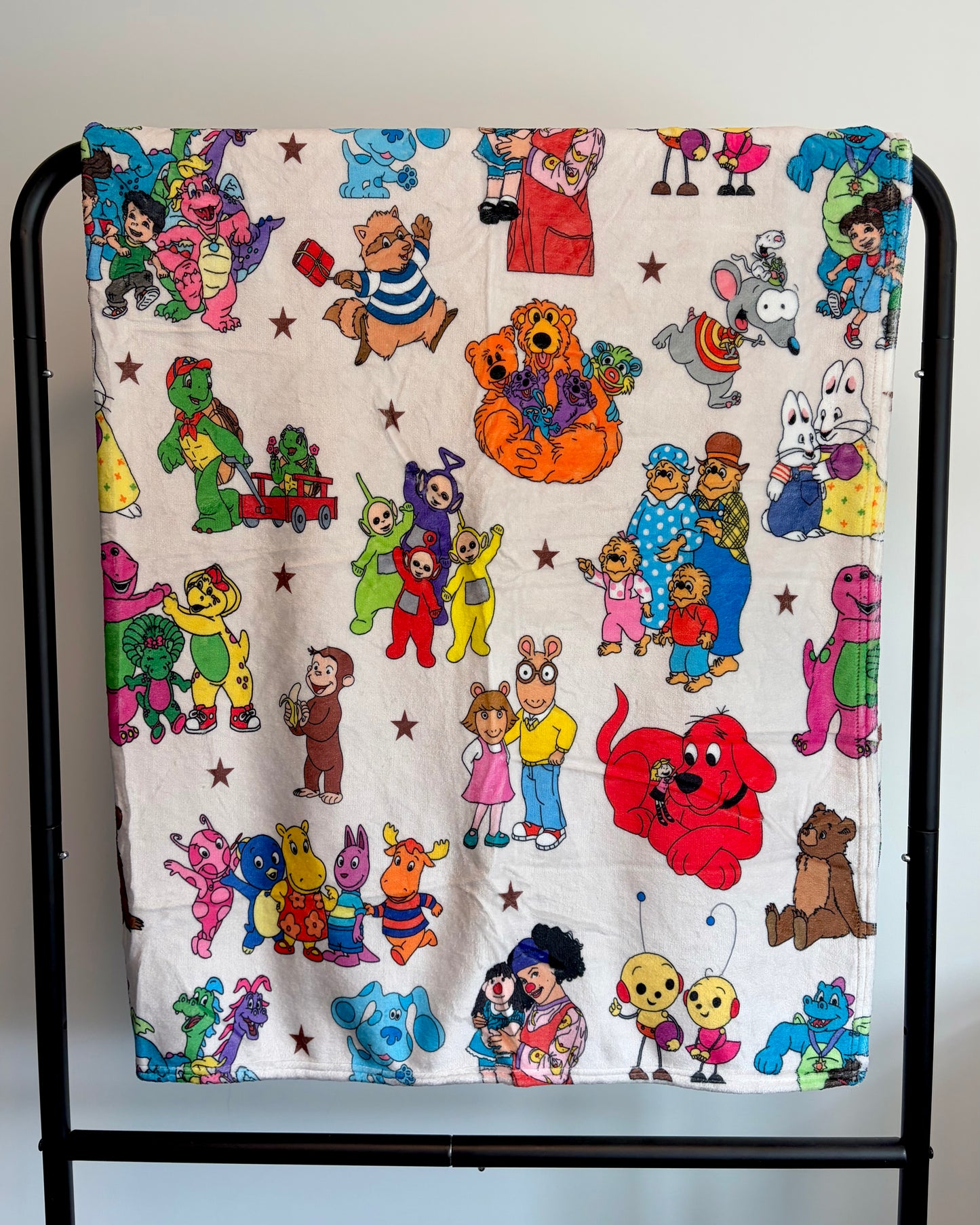AUG PREORDER - Saturday Morning Classics 50x60 Minky Blanket