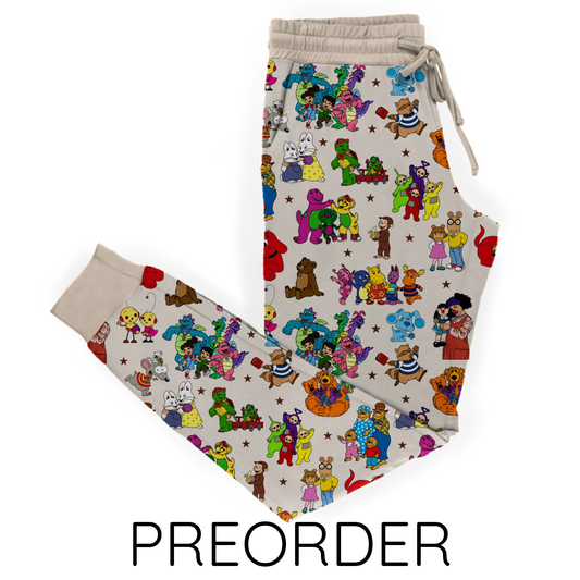 AUG PREORDER - Saturday Morning Classics Adult Joggers