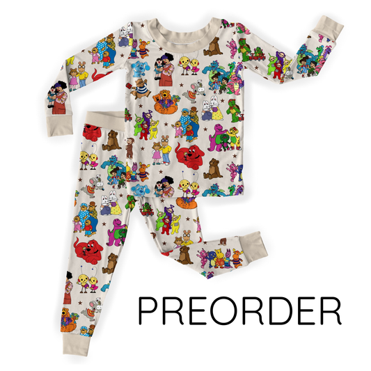AUG PREORDER - Saturday Morning Classics Two Piece Set