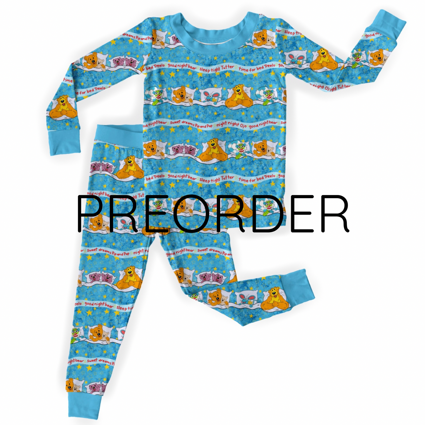 AUG PREORDER Goodnight Bear Two Piece Set