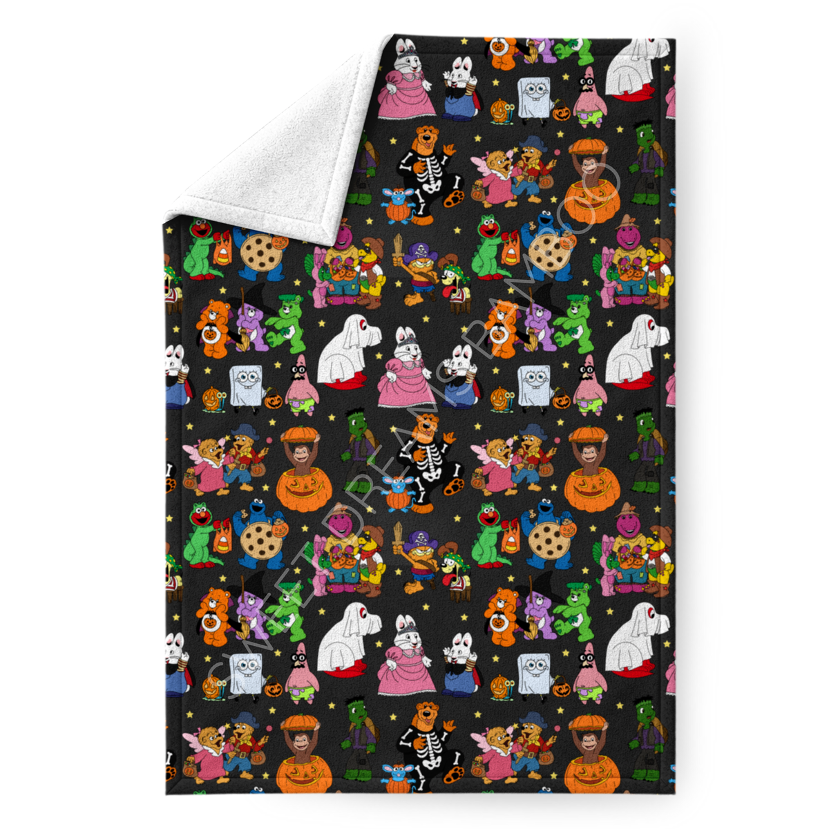 Halloween Rewind 50x60 Minky Blanket