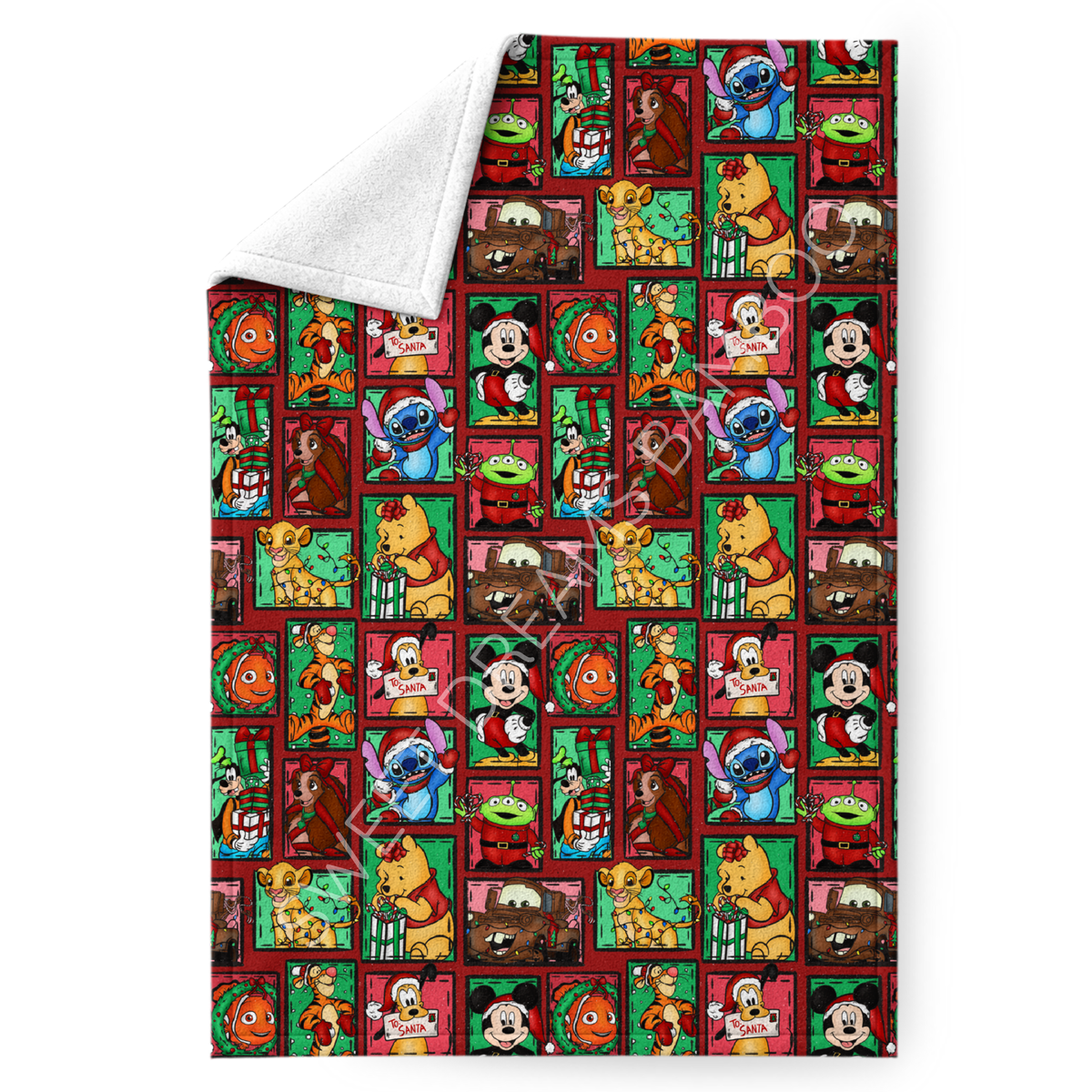 Very Merry Patchwork 50x60 Minky Blanket